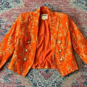 L'AGENCE Orange Blazer